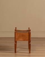 Pair of Henning Kjaernulf Oak Brutalist Nightstands, Denmark, 1960s