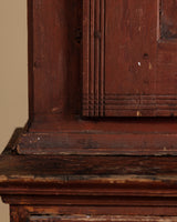 Red Painted Pine Cabinet / Buffet, Scandinavian, Early 19th Century