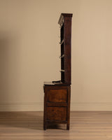 Oak Welsh Dresser w/ Plate Rack & Green Painted Backboard, England, 18th Century