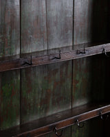 Oak Welsh Dresser w/ Plate Rack & Green Painted Backboard, England, 18th Century
