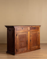 French Oak Two Door Buffet Counter, France, 19th/Early 20th Century