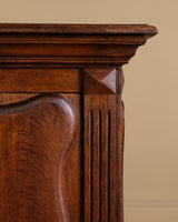 French Oak Two Door Buffet Counter, France, 19th/Early 20th Century