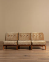 Carl Straub Style German Modular Lounge Sofa, Denmark, 1970s