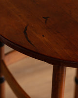 Dutch Art Deco Oak Chairs and Table Set, Netherlands, 1930s