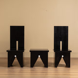 Ebonized Oak Lounge Set Manner of Pieter De Bruyne, Belgium, 20th Century