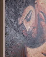 Philip Stein Large-Scale Expressionist Male Figure Oil Painting, United States, 1938