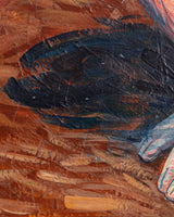 Philip Stein Large-Scale Expressionist Male Figure Oil Painting, United States, 1938