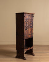 Small Carved Alpine Cabinet, France, Early 19th Century