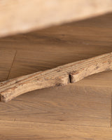 Rustic Farmhouse Table w/ Scalloped Stretcher, Italy, Late 19th Century