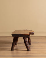 Adirondack Live Edge Coffee Table, France, 1970's