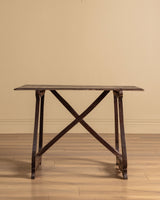 Primitive X-Frame Writing Desk, France, 19th Century