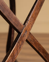 Primitive X-Frame Writing Desk, France, 19th Century