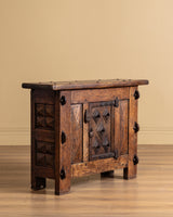 Wood & Iron Mountain Cabinet, France, 1940's