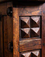 Wood & Iron Mountain Cabinet, France, 1940's