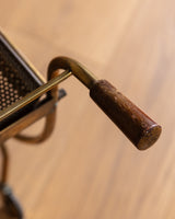 Brass Bar Cart / Serving Trolley, Sweden, 1950's