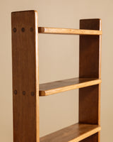 Oak Bookshelf by Guillerme & Chambron, France, 1950's