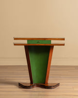 Italian Art Deco Green Painted Console Table, 1930's
