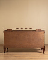 Art Deco Three-Door Oak Sideboard, France, 1940s