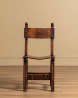 Set of 6 Oak & Iron Dining Chairs, France, 1960s
