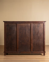 Art Deco Walnut Cabinet Manner of Charles Dudouyt, France, 1940s