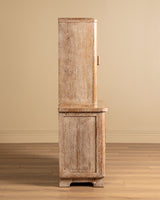 Art Deco Cerused Oak Four Door Hutch, France, 1940s