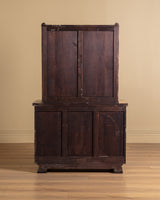 Art Deco Cerused Oak Four Door Hutch, France, 1940s