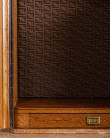 Art Deco Cerused Oak Four Door Hutch, France, 1940s