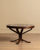 Danish Tile Coffee Table Manner of HM Sofaborde, Denmark, 1970s