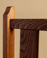 Set of 6 Brutalist Oak & Rush Dining Chairs, Belgium, 1960s