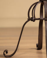 Dutch Art Deco Wrought Iron Torchiere Floor Lamp, Netherlands, 1920s