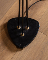 Swedish Pleated Shade Floor Lamp, Sweden, 1950s