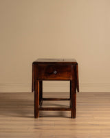 Rustic Drop-Leaf Table w/ Drawers, France, 19th Century