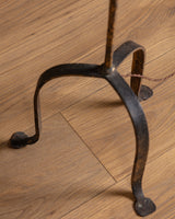 Iron Tripod Candlestick Floor Lamp, France, Early 20th Century