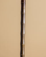 Faux-Bamboo Bronze Floor Lamp Manner of Baguès, France, 1940's