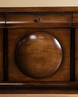 Art Deco Style Mahogany Three-Door Sideboard, France, 1950's