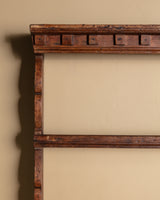 French Country Wooden Plate Rack, France, 19th Century