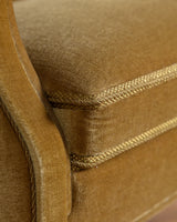 Fritz Hansen Style Ochre Mohair Sofa, Denmark, 1960's