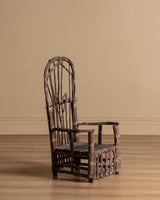Adirondack Child-Sized Twig Armchair, United States, 1940's