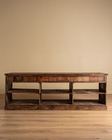 Monumental Italian Six-Drawer Rustic Sideboard, 1850's