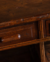 Monumental Italian Six-Drawer Rustic Sideboard, 1850's