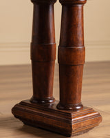 Marble-Top Wood Column Console, Italy, 1910's
