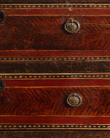 Neoclassical Paint Decorated Two-Drawer Chest, Italy, 19th Century