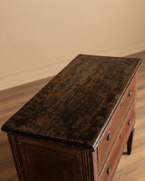 Neoclassical Paint Decorated Two-Drawer Chest, Italy, 19th Century