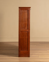 Three-Door Oak Tambour Cabinet, Italy, Early 20th Century