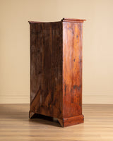 Rustic Diamond Panel Armoire w/ Iron Fastenings, Italy, 19th Century