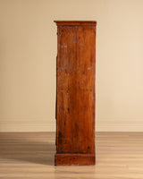 Rustic Diamond Panel Armoire w/ Iron Fastenings, Italy, 19th Century