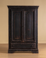 Black Painted Armoire, France, Early 20th Century