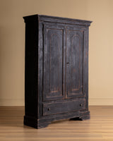Black Painted Armoire, France, Early 20th Century