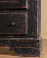 Black Painted Armoire, France, Early 20th Century