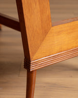 Luigi Scremin Sculptural Wood Dining Table, Italy, 1930s